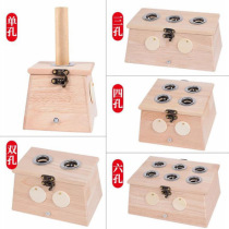 Woody Moxibustion Box Ai Box Ai Bar Fumigation Instrument Box Universal Palace Chill Carry-on to the abdomen Moxibustion Full Body Home