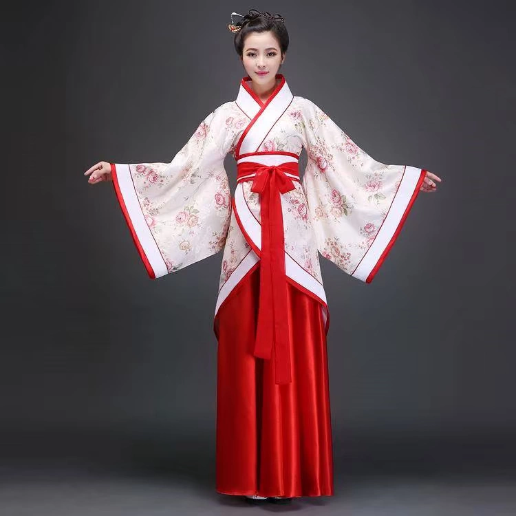 Hanfu Nữ mới Hanfu Qufu Trang phục Trang phục Hanfu Trang phục Quốc gia Nữ Trang phục Qufu Trang phục - Quần áo ngoài trời áo gió chống mưa