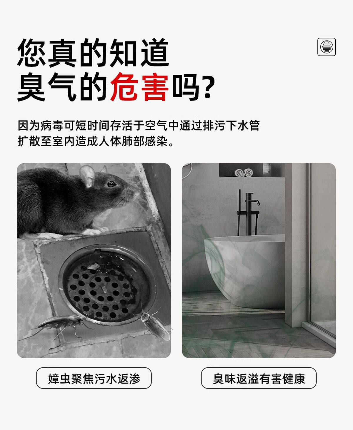 Трапных аксессуары 厕所卫生间神器盖防虫芯通用地漏下水道下水管全铜反味内芯防臭器