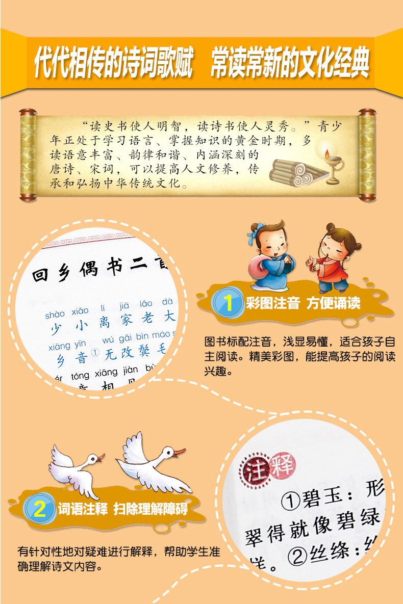 唐诗宋词三百首 全套2册 图4