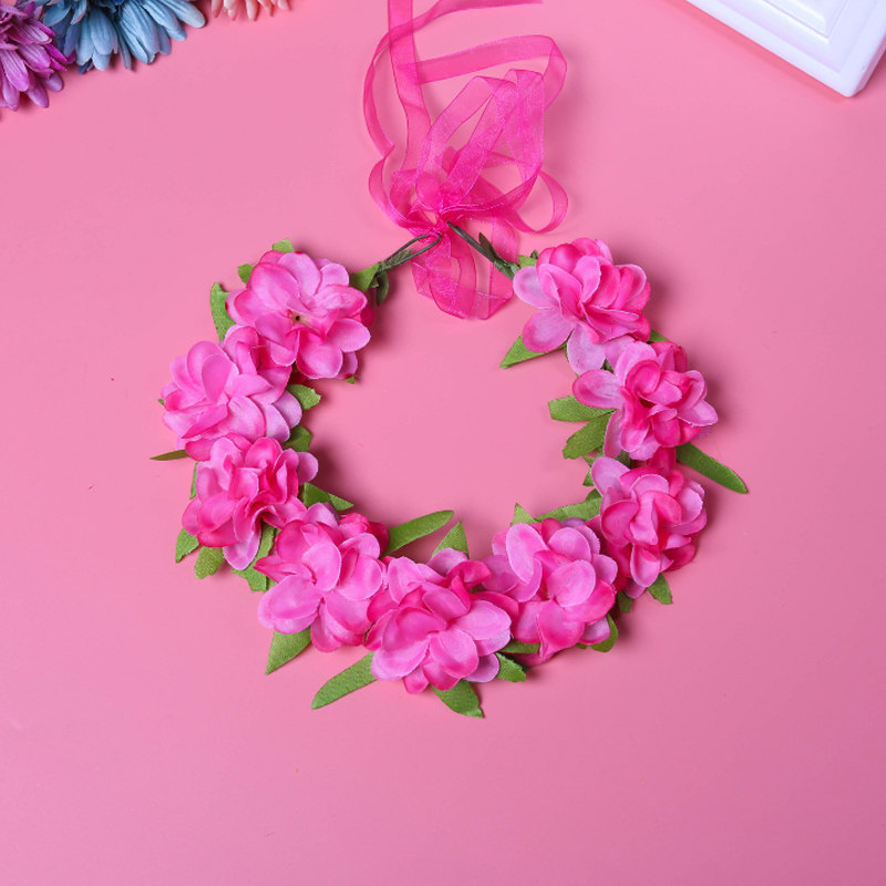 Snow White Girl With Handling Clamp Red Butterfly Christmas Christmas Children's Show Headdress