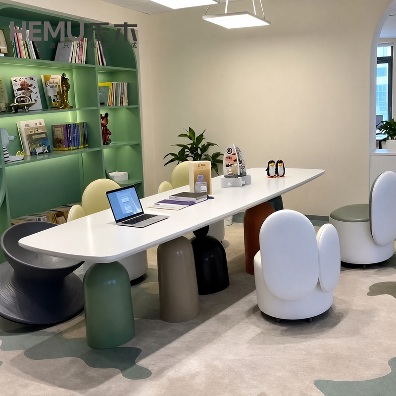 Children's Table and Chair Set for Sales Offices, Kindergarten Learning and Craft Tables, Early Education Center Entertainment Area, Reading Room Chairs and Stools