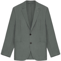 ICICLE Mens Spring and Summer Sand Washed Power Spun Ultra-Thin Patch Pocket Suit