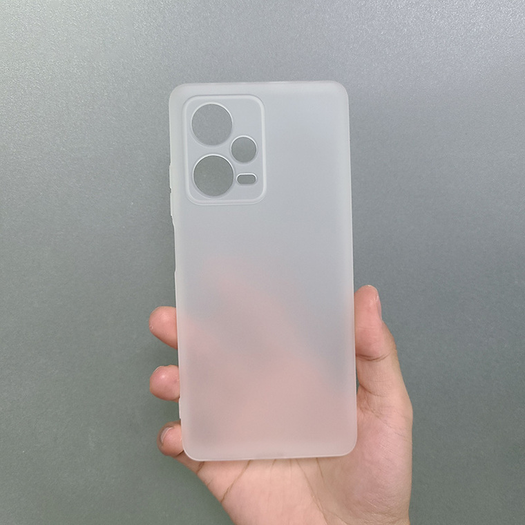 Frosted Transparent Clear Silicone TPU Note 12, Note 12 Pro, Note 12 Pro+ Phone Case
