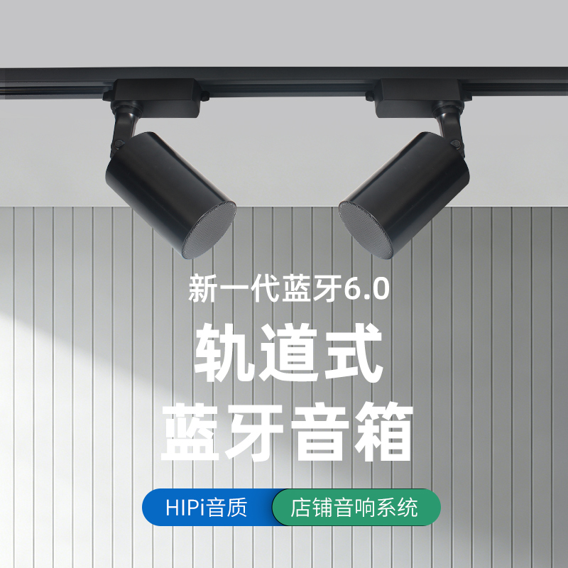 Bluetooth Speaker Store-Specific Track-Mounted Magnetic Ceiling Speakers Background Music Speakers Surround Sound Clothing Store Spotlights
