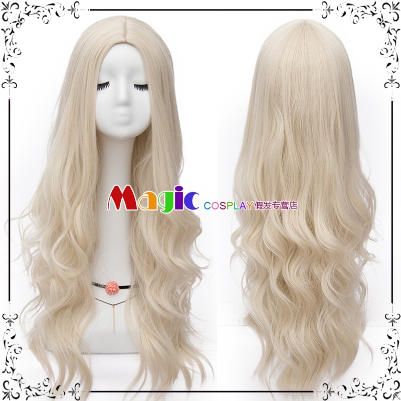 Harry Potter Cos Wig Eagle Yuan Lanna Long Hair Cosplay Fake Hair Bellode Middle Parted Curly Hair