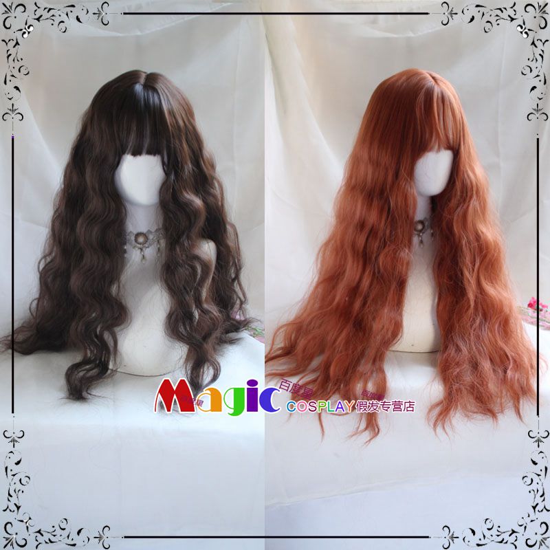 Hermione Wig Hermione Cos Wig Harry Magic Potter Lolita Linen Brown Medium-Length Corn Perm Curly Hair