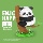 Huahuaguolai Panda Swing DIY Строительные блоки серии Jigsaw Puzzle Мелкие частицы Подарки для мальчиков и девочек для взрослых mini 3
