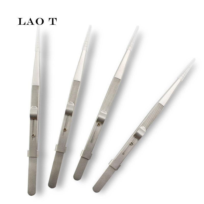 With Lock Tweezers Non-slip Diamond Tweezers Jewelry Tweezers Elastic Stainless Steel Precious Stones Diamond Swiftlet Mascara