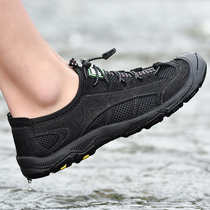 Gip Shield Sports Climbing Shoes Men Genuine Leather 2022 New Spring Summer Men Outdoor Casual Breathable Mesh Shoes