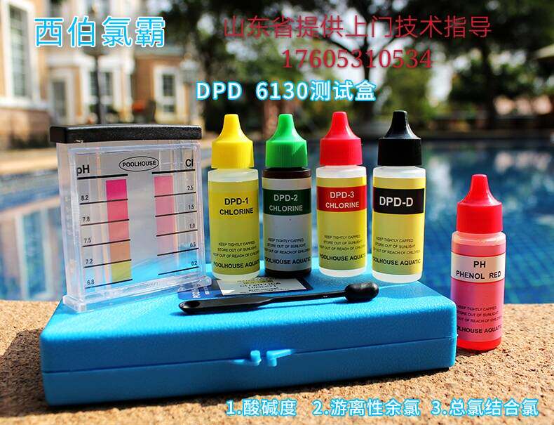 West Berchlorine DPD6130 Swimming Pool Hydrotherapy Pool Hydrotherapy Box Tested Residual Chlorine Compounds Chlorine PH Chlorine Bullosa 6100 