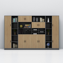 Minimalist Modern Office Furniture Wood Boss Office Cabinet High Cabinet File Cabinet Minimalist Modern Information Cabinet