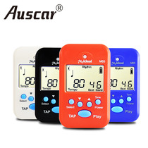 Portable mini electronic metronome human voice number beat piano drum set electronic drum guzheng instrument Universal metronome