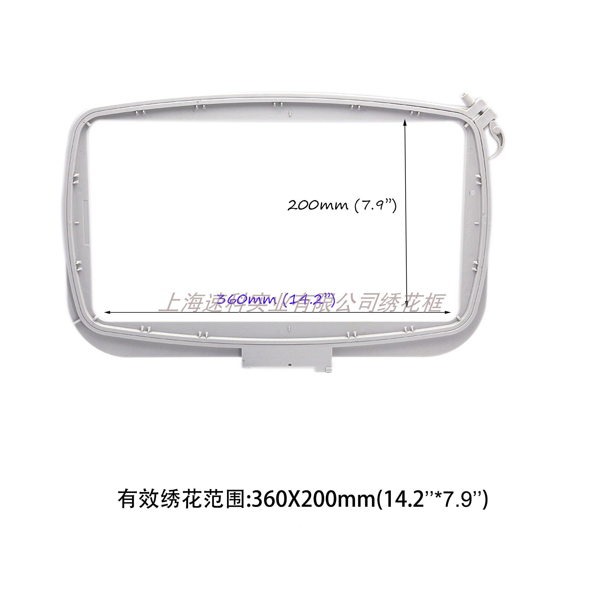 VK944 Viking only gold 360X200mm computer embroidered frame tightened