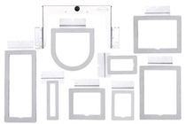 Full set of magnet embroidered frame (8 in one) Tajima SWF happy Bailingda brothers PR applicable