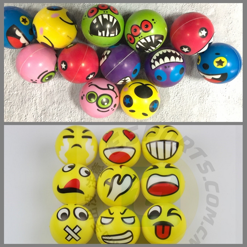 30pcs Tennis Teenager SpongeBall Tennis Training Ball Smiley Face Ball Monster SpongeBall