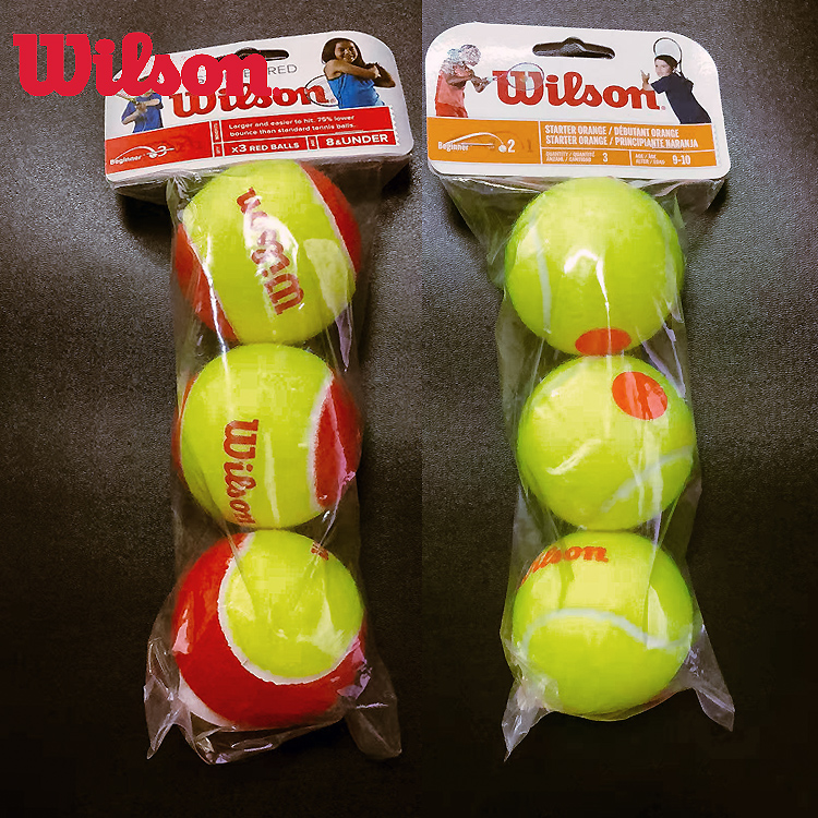 Wilson Wilson Beginners Children's Tennis with Low Pressure Slow Training Tennis