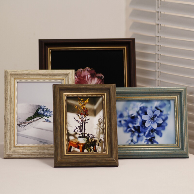 American-Style Photo Frame 8/10/ 12inch Retro Classic Nostalgic Children's Photo Frame for Developing Photos with a High-End and Simple Feel