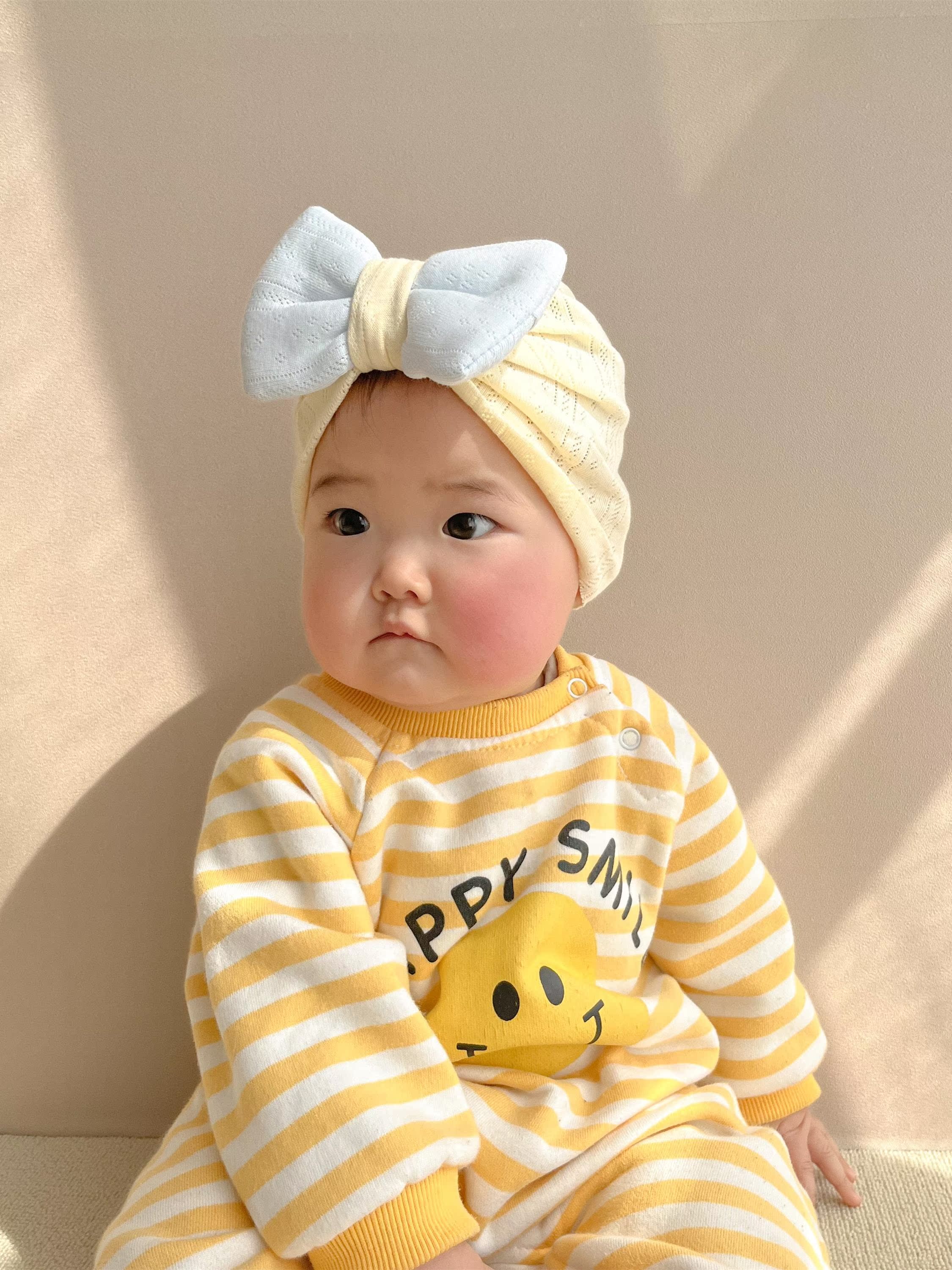 Baby fetal hat summer infant hat thin section breathable mesh newborn newborn female baby halogen door Indian hat