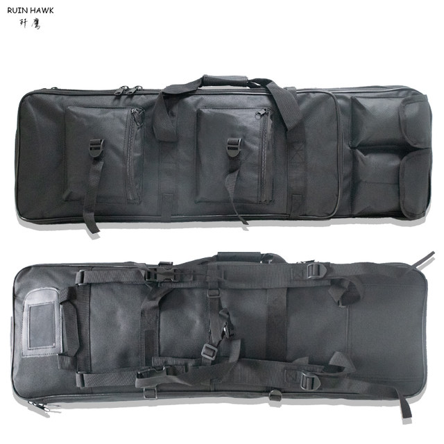 ທີ່ນິຍົມການຂົນສົ່ງຟຣີກາງແຈ້ງ 1.2m ຖົງປືນຍຸດທະວິທີ 1m CS hunting tactical bag 85CM shoulder portable fishing bag