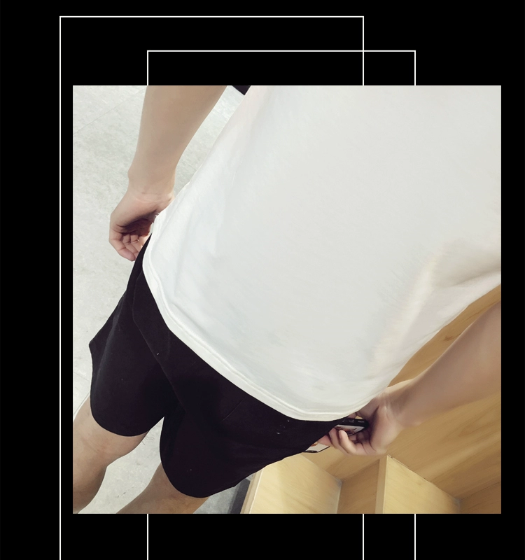 Summer Slim phiên bản Hàn Quốc của áo thun cotton bó sát không tay Kobe in áo nba bóng rổ quần áo thể thao nam - Áo vest cotton áo khoác đông nam