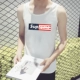 Summer Slim phiên bản Hàn Quốc của áo thun cotton bó sát không tay Kobe in áo nba bóng rổ quần áo thể thao nam - Áo vest cotton áo khoác đông nam