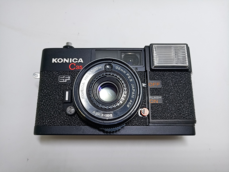 KONICA Konica C35EF 3D J AF MF phim phim cố định focus đánh lừa rangefinder camera (với mẫu