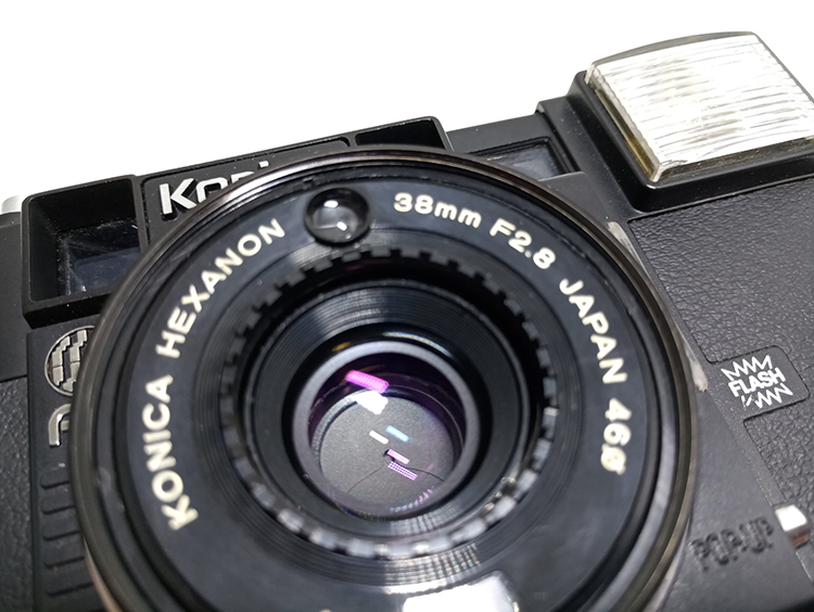 KONICA Konica C35EF 3D J AF MF phim phim cố định focus đánh lừa rangefinder camera (với mẫu