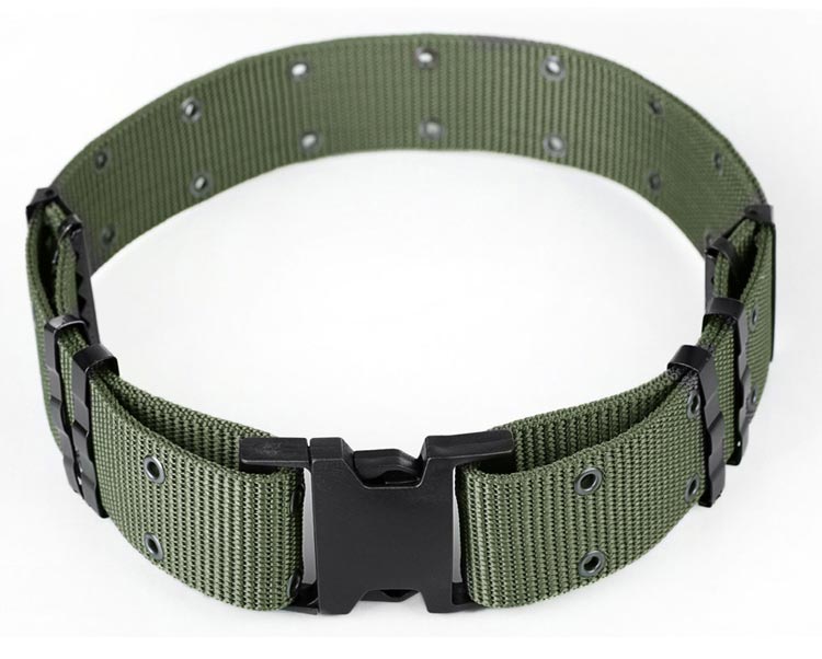 Ngoài trời commando phù hợp với đào tạo ngụy trang đồng phục bốn màu vành đai chiến thuật dệt vành đai bên ngoài nylon vải vũ trang vành đai thắt lưng bộ đội