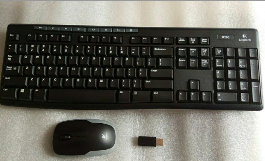Original Logitech MK260 Key Mouse suit K260 Wireless keyboard M150 MOUSE MK260 RECEIVER