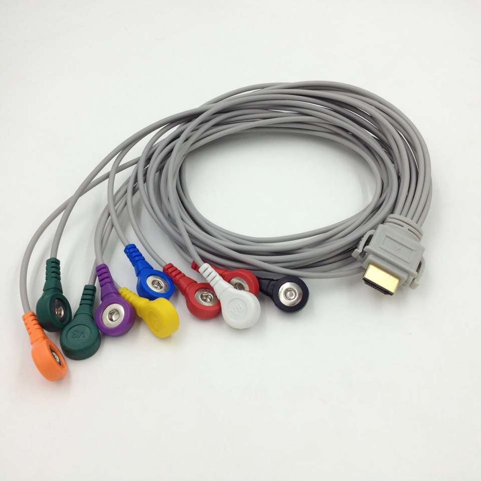 Compatible with Biox Wuxi Zhongjianke Instrument CB-1304-C Holter 12 Lead Line Holter12