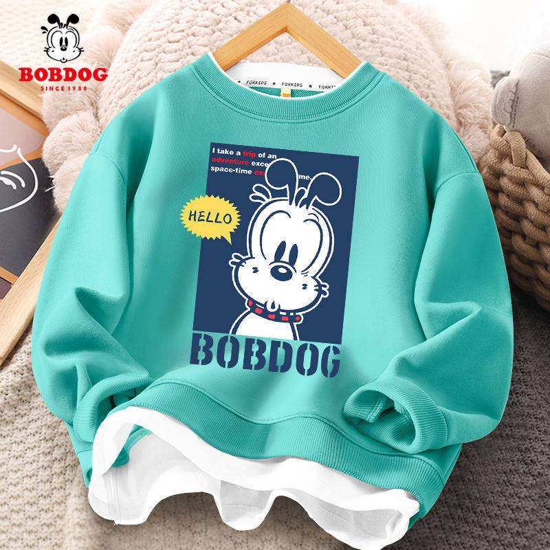 Babu Bean Boy's Sweater Spring and Autumn Movement relaxed and handsome campus children's coat 2023 new leisure tide cool