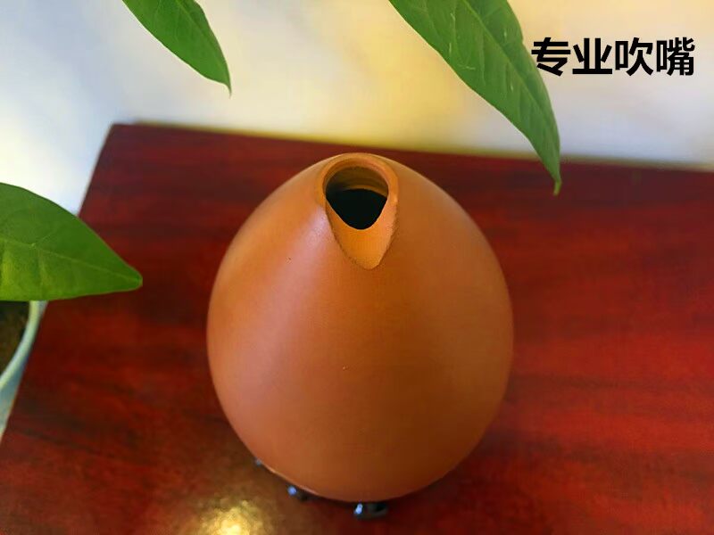Pear teaching giảng dạy chuyên nghiệp tám lỗ gốm đen · gốm đất nung tune F giai điệu G nhạc cụ dân tộc làm bằng tay đàn tì bà