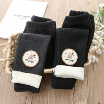 Girls pants thickening children winter warm trousers in winter warm trousers baby plus trousers and autumn and winter