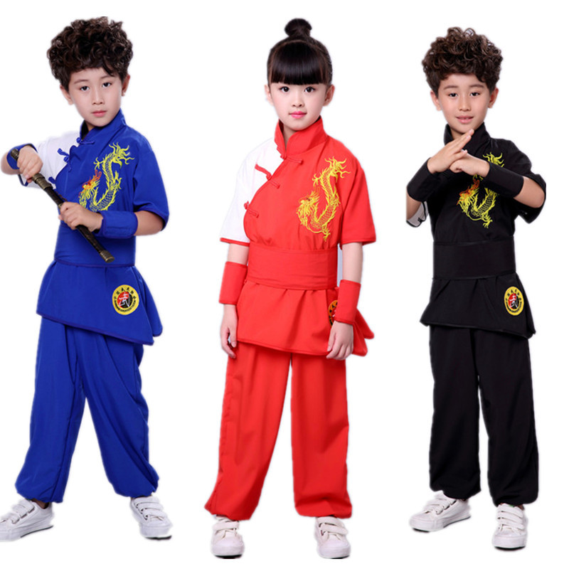 Boys Martial arts Kungfu & TaiChi Uniforms for Girls children martial