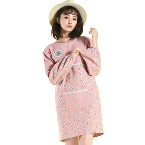 围裙家用厨房罩衣韩式外套防水防油