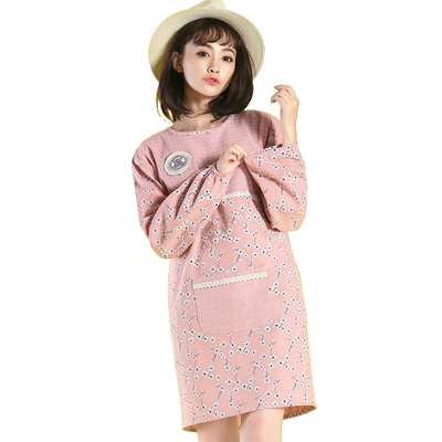 围裙家用厨房罩衣韩式外套防水防油