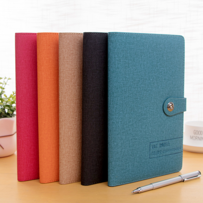VAT special folder multi - layer folder magnetic deduction receipt of chequet folder financial invoice folder 20 page entry