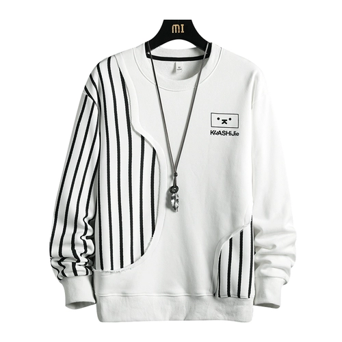 Осенний модный универсальный лонгслив, толстовка, круглый воротник