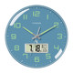 TIMESS luminous radio clock wall clock living room home fashion 2024 new wall-mounted silent electronic clock atmosphere