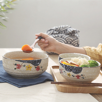 Dishes set home Bowl cute big bowl rice bowl soup bowl large ceramic plate plate Japanese tableware