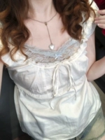 Мятный зеленый кружево внутри