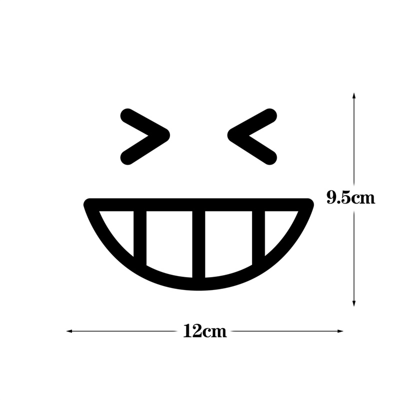 Adecuado para la decoración de faros delanteros Honda NS125LA, pegatinas con cara sonriente de emoticono, calcomanías personalizadas, HONDA modificada_voghion.com
