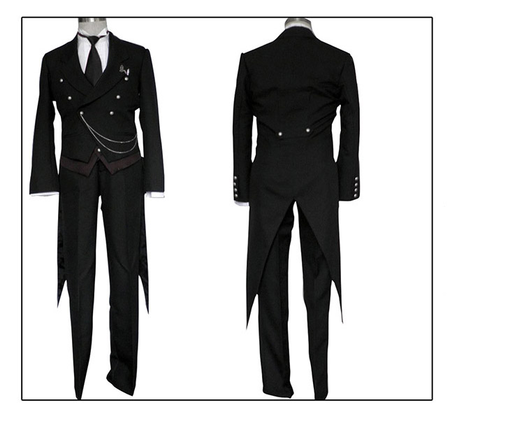 Black deacon COS quần áo Sebastian nam đen quản gia ăn mặc tuxedo cosplay nam và nữ show anime ero cosplay