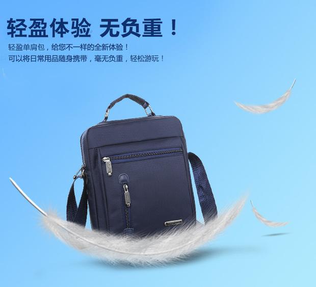 New Oxford vải nam kinh doanh túi nam Hàn Quốc túi đeo vai túi bình thường thủy triều Messenger túi vải túi chéo may balo