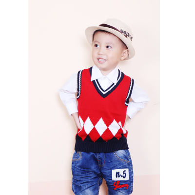 Áo vest bé trai 2018 mới xuân hè cho bé áo trẻ em