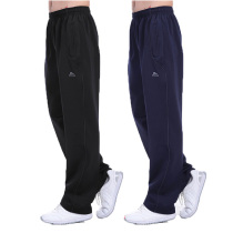 Summer New straight sports pants mens South Korean silk quick-drying large size loose thin square dance stripes casual trousers