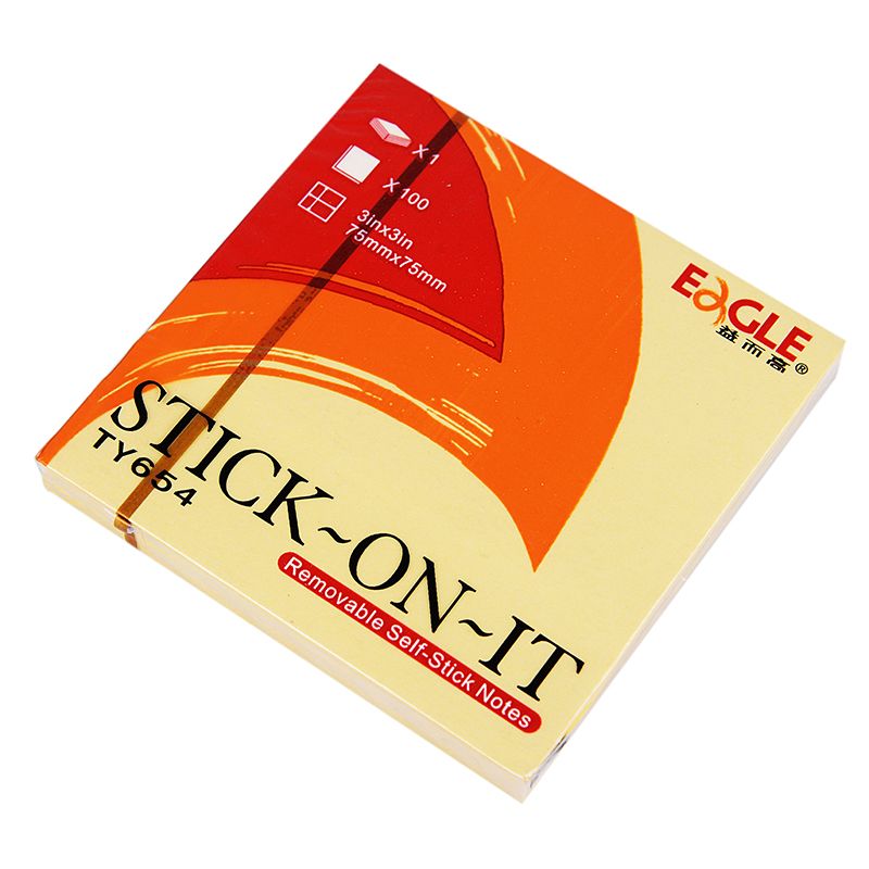 Eagle pres and high TY654 notice sticker convenience sticker strips paper N sub-post easy to post 75mm * 75mm