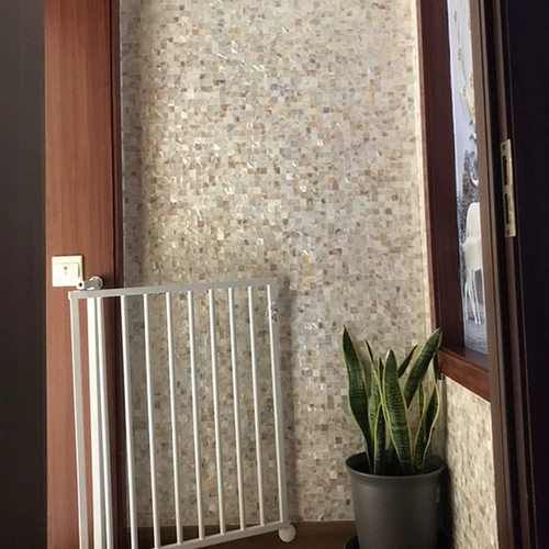 AFSJ Shell Mosaic натуральная белая боевая боевая гостиная телевизионная фоновая фоновая барная ванна для ванны бесплатная доставка