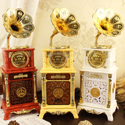 kệ đầu đĩa than	 Đồ chơi trẻ em phong cách cổ điển hoài cổ máy ghi âm hộp nhạc hộp nhạc sáng tạo máy ghi âm trang trí đèn bàn đêm - Máy hát 	đầu đĩa than dual